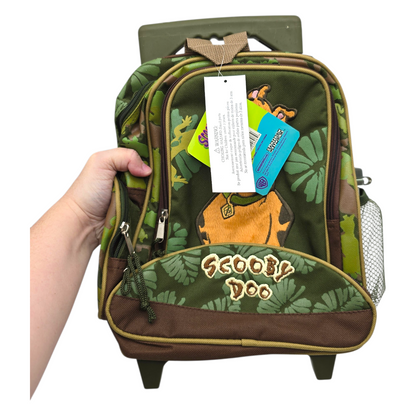 Mini Mochila Backpack Scooby Doo vintage con rueditas con thermo 31x25 cms aprox
