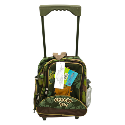 Mini Mochila Backpack Scooby Doo vintage con rueditas con thermo 31x25 cms aprox