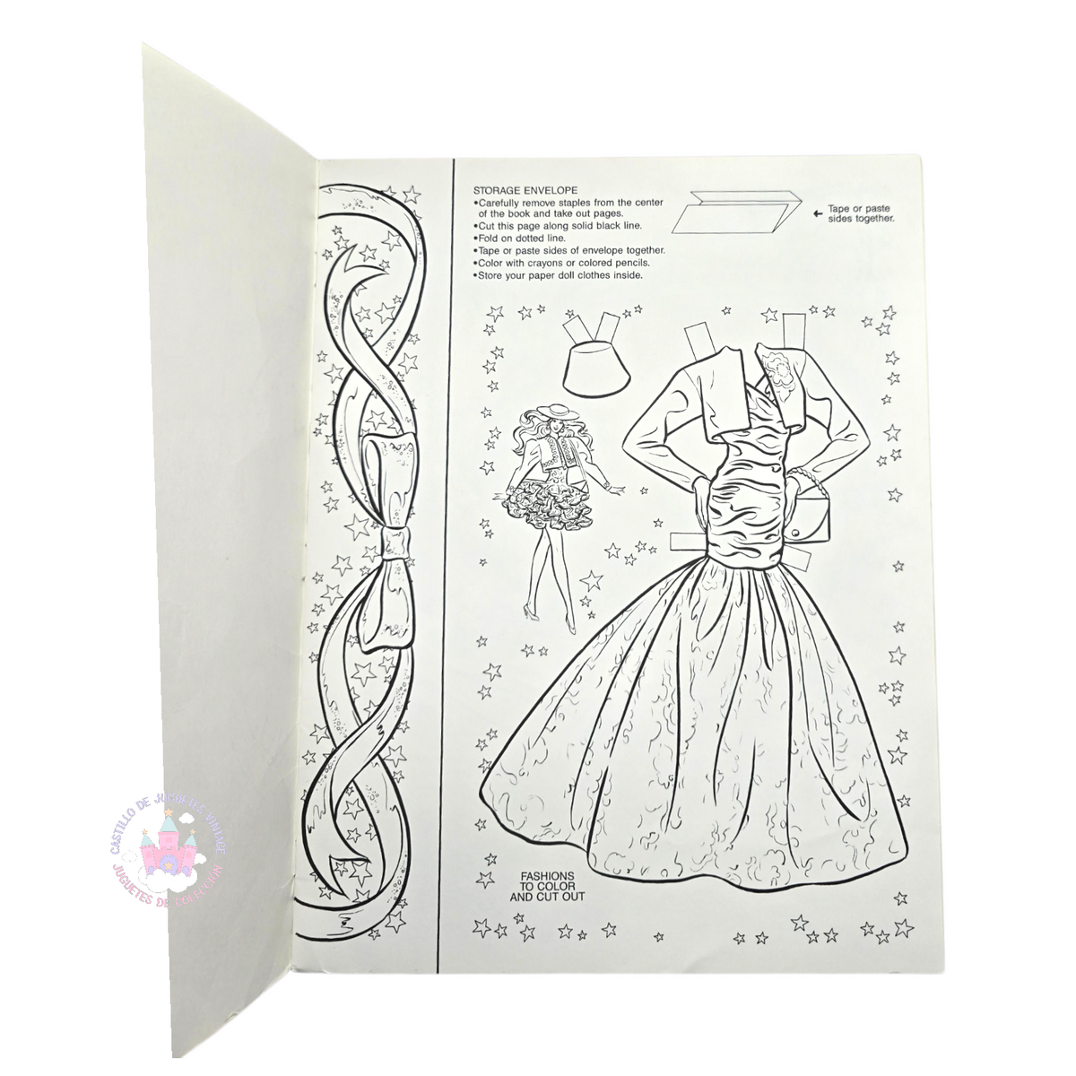 Libro de muñecas de Papel Vintage Barbie