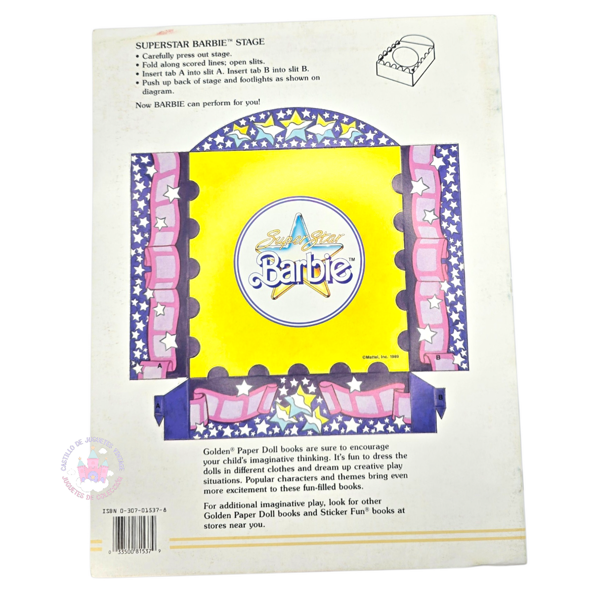 Libro de muñecas de Papel Vintage Barbie