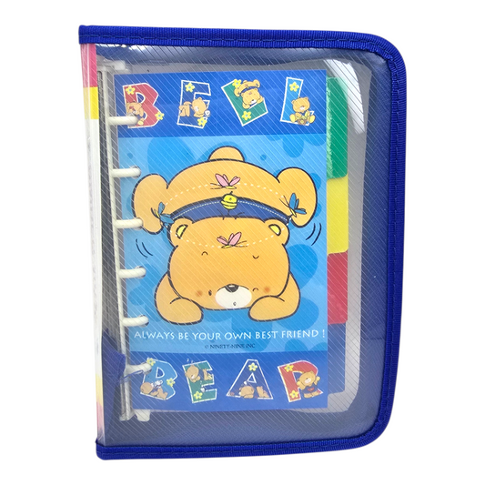 Bell Bear Ninety-nine Libreta agenda vintage Nuevo años 90s Portada Rosa