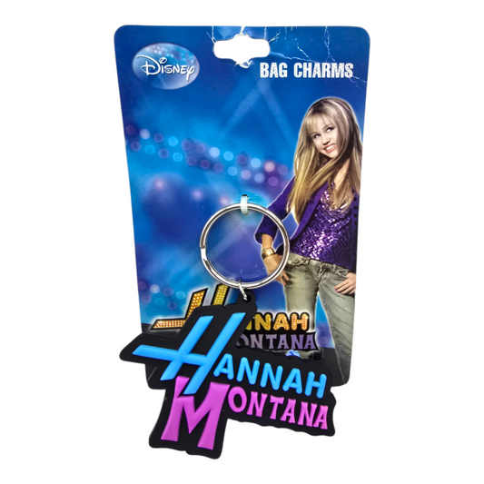 Llavero Hannah Montana vintage tipo caucho