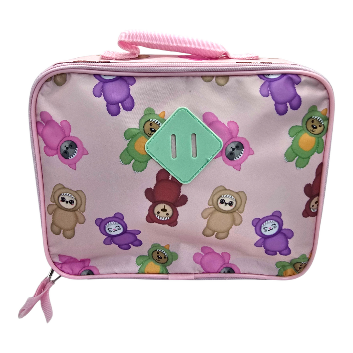 Lonchera bolsa aislada térmica Ositos Disfrazados 26cm x 20cm x 7cm aprox