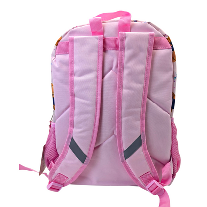 Mochila Backpack de ositos rosa 42x29cm aprox