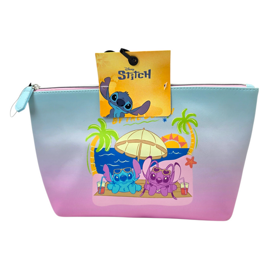 Estuche cosmetiquera bolsa Stitch ombre 29x20cm aprox Disney