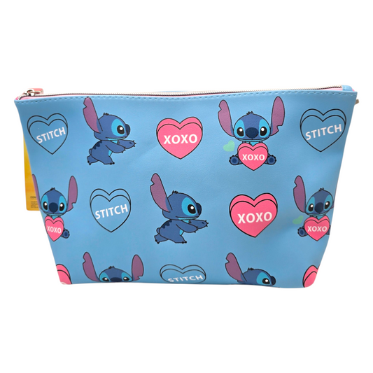 Estuche cosmetiquera bolsa Stitch XOXO 29x20cm aprox Disney