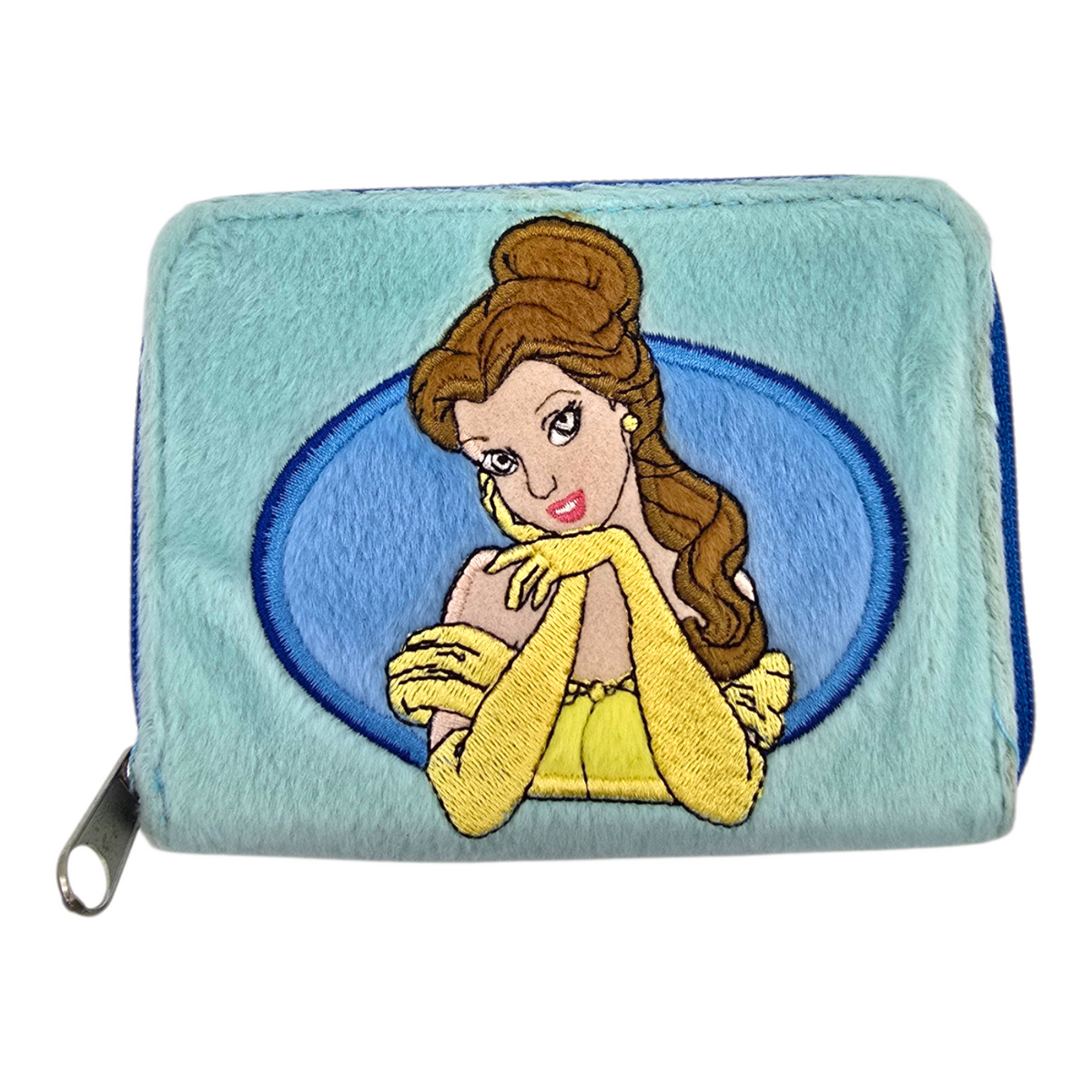 Cartera monedero vintage Bella y bestia azul Disney