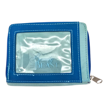 Cartera monedero vintage Bella y bestia azul Disney