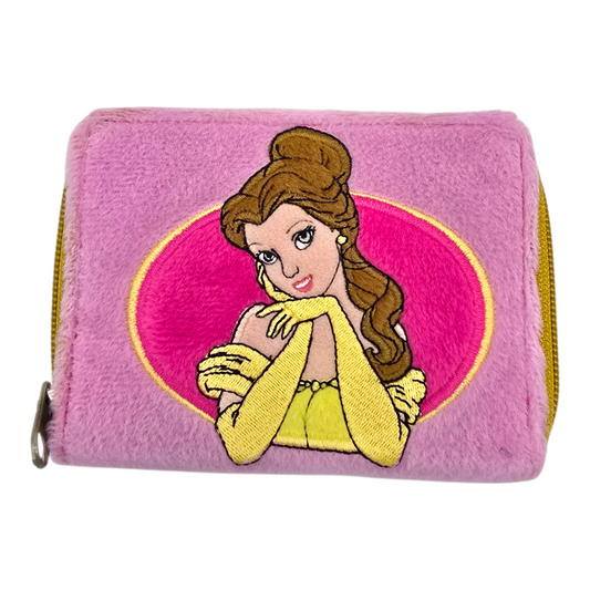 Cartera monedero vintage Bella y bestia rosa Disney