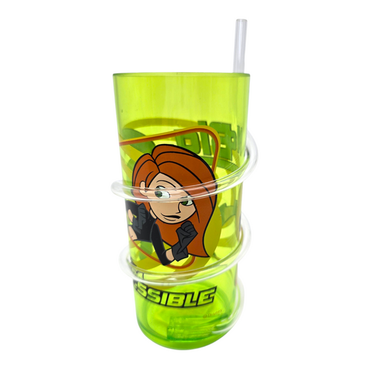 Vaso acrílico con popote Kim Possible Disney