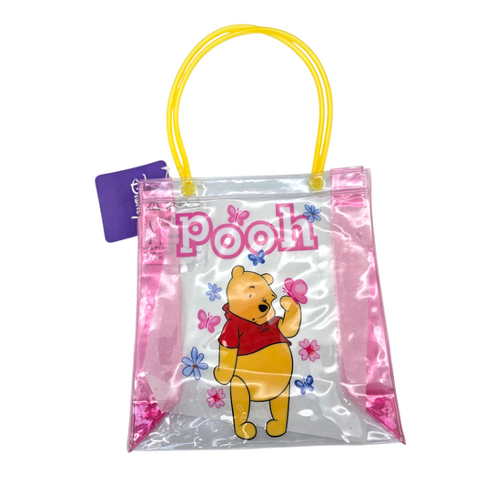 Bolsa transparente de vinil vintage Winnie Pooh 21x19cm aprox Disney