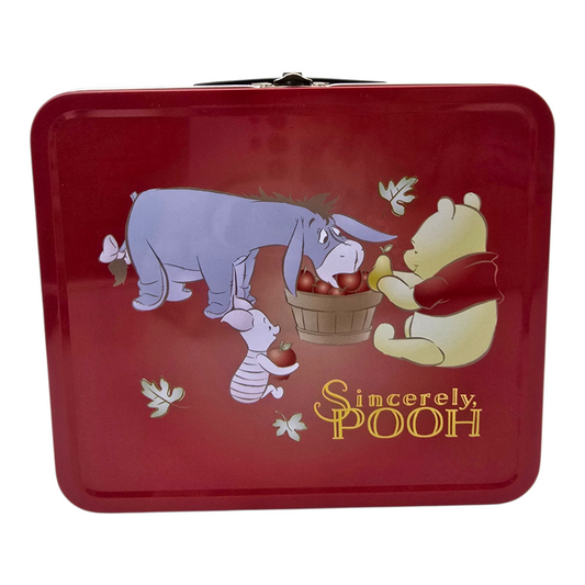 Lonchera caja de metal vintage Winnie Pooh 21x17x10cm Disney
