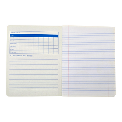 Cuaderno cosido Monsters inc 50 hojas vintage amarillo