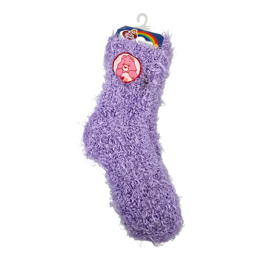Care bears Ositos Cariñositos calcetas vintage "Feather socks" año 2005 Lila Adulto talla 9-11 americano (1 par)