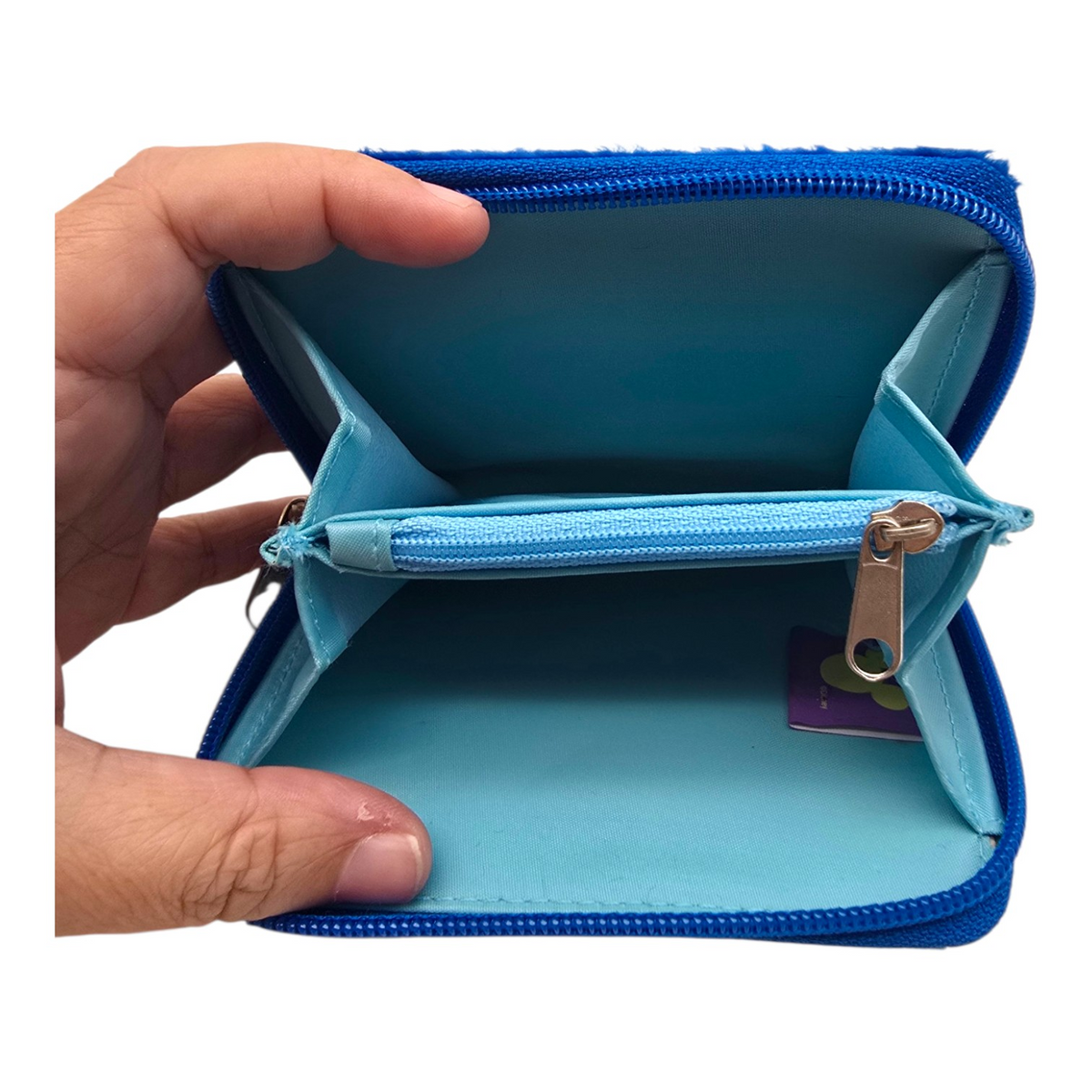 Cartera monedero vintage Disney de peluche Tiger azul