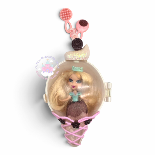 Barbie Vintage Peekaboo Petites Club - Pre-Loved ❤️/Segunda Mano #27 Ice Cream Cuties Año 2008 Mint Chip Madison