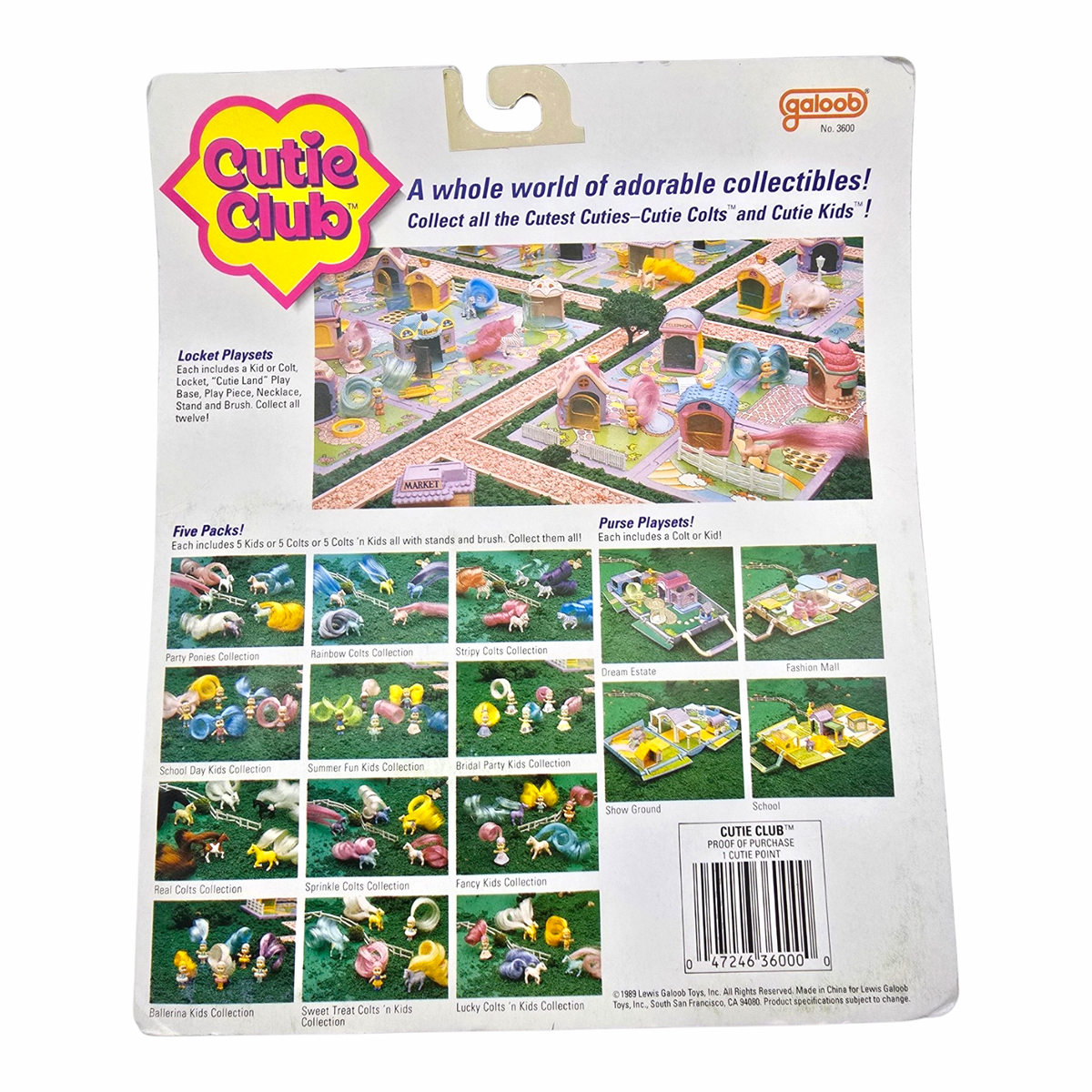 Cutie Club Galoob Vintage
