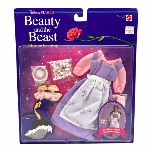 Vestido Vintage para Barbie - La Bella y la Bestia Disney