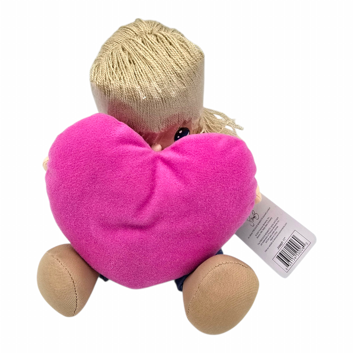 Muñeco de tela vintage Precious Moments Joseph 11" 25 cms aprox