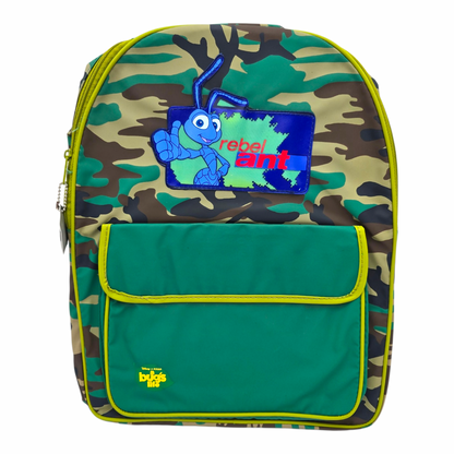 Mochila Backpack vintage Bichos A Bug's Life vinil 36x36 cms aprox
