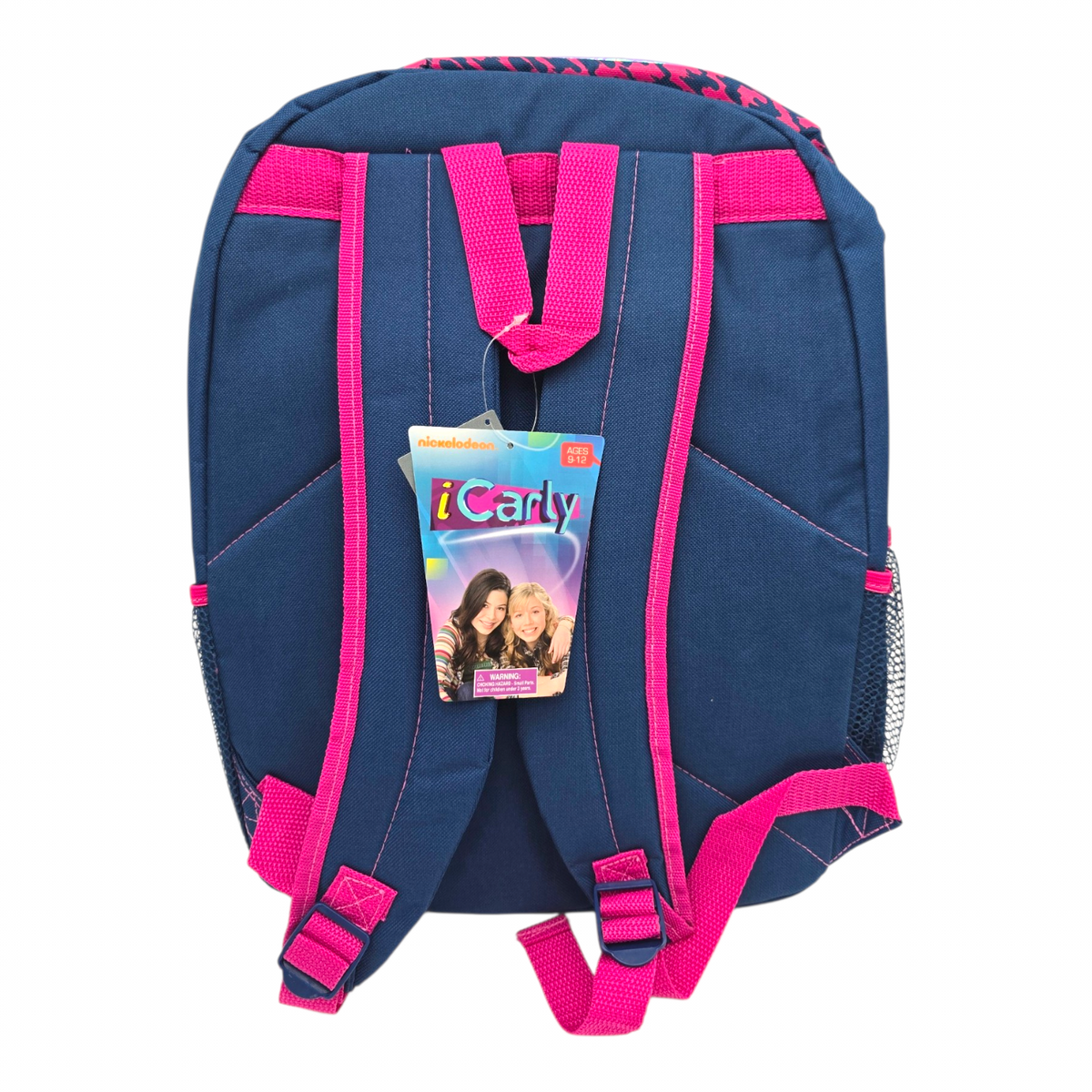 Mochila Backpack iCarly 40x30 cms aprox azul marino