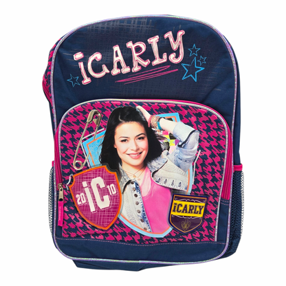 Mochila Backpack iCarly 40x30 cms aprox azul marino