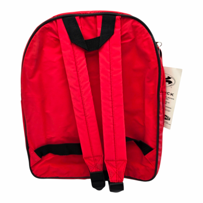 Mochila Backpack Vintage Batman Vinil Roja 38x30 cms aprox