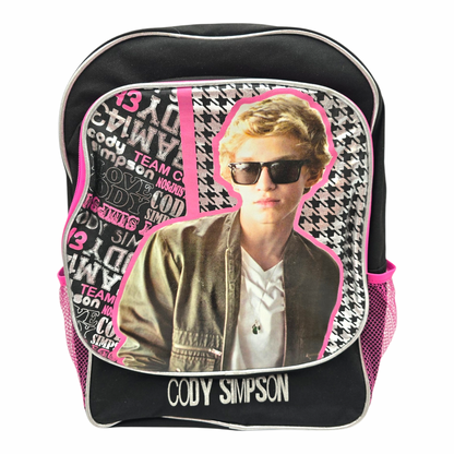 Mochila Backpack vintage Cody Simpson 40x34 cms aprox
