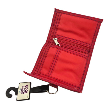 Cartera Monedero Vintage Winnie Pooh Tigger Mariposas Rojas Disney