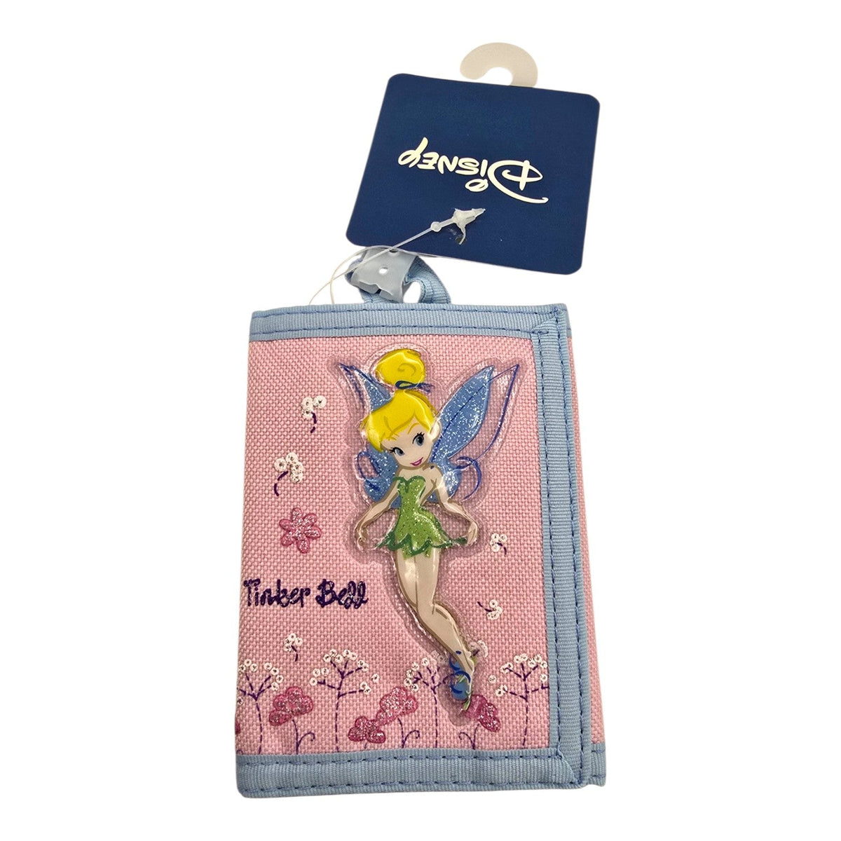 Cartera Monedero Vintage Campanita Tinkerbell Rosa Disney