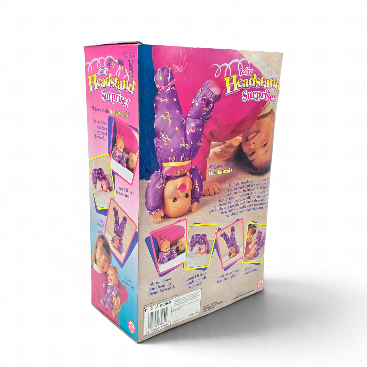 Baby Headstand Surprise (Vanessa de Cabeza) Toy Biz Vintage Nueva 2