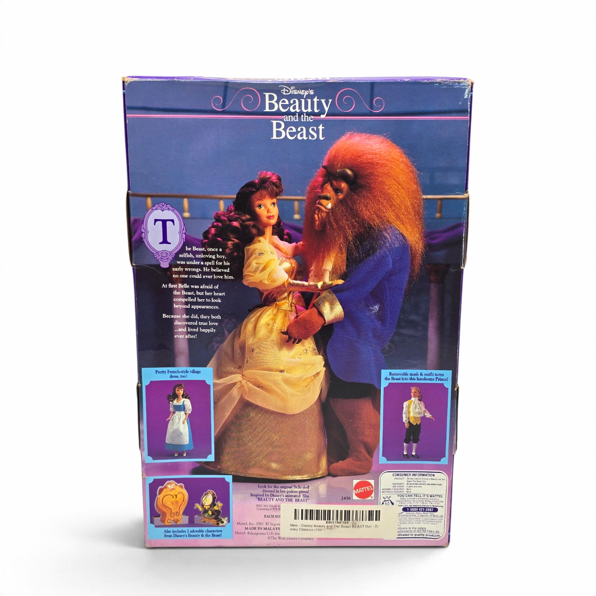 Barbie Vintage Bestia Príncipe Adam Beauty and the Beast Disney #1