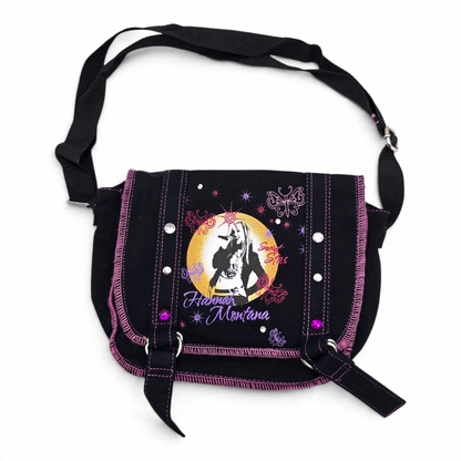 Mini bolsa Crossbody Hannah Montana Vintage Nueva 23x19 cms aprox