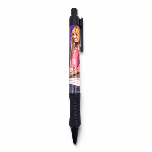 Pluma Hannah Montana Vintage Nueva Morada (podría no pintar por la edad, se le puede cambiar el cartucho)