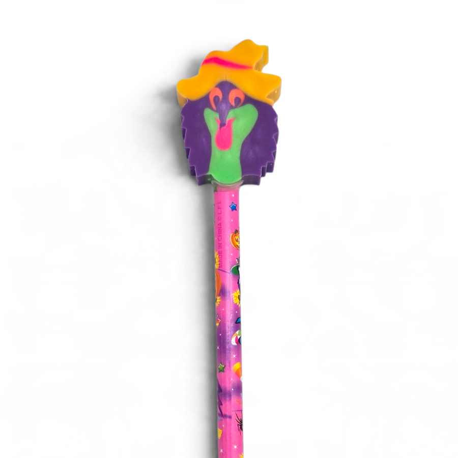 Lisa Frank Lápiz Halloween Bruja - acercamiento