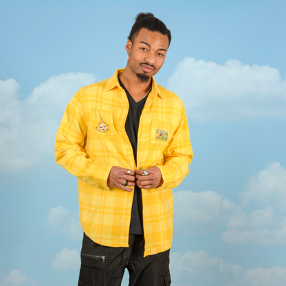 Camisa de franela unisex Teletubbies x Cakeworthy