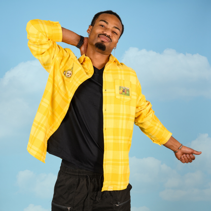 Camisa de franela unisex Teletubbies x Cakeworthy