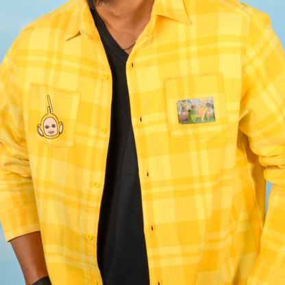 Camisa de franela unisex Teletubbies x Cakeworthy
