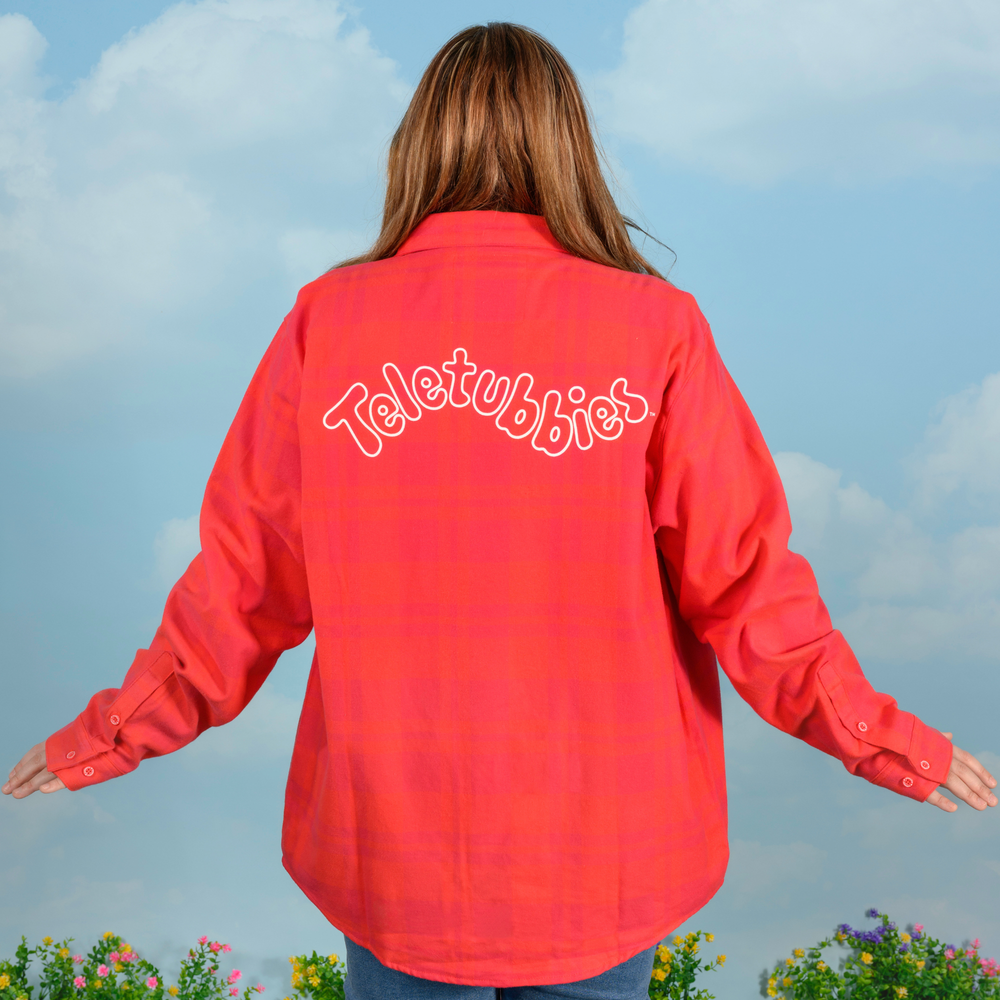 Camisa de franela unisex Teletubbies x Cakeworthy