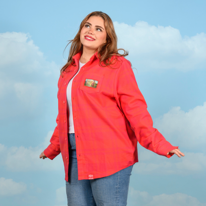 Camisa de franela unisex Teletubbies x Cakeworthy