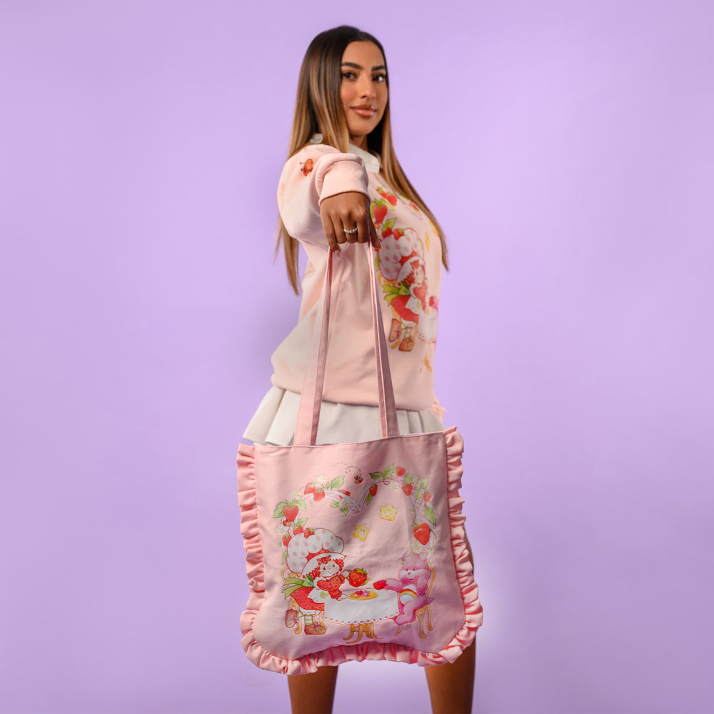Tote Bag Perfumado Strawberry Shortcake y Care bears x Cakeworthy