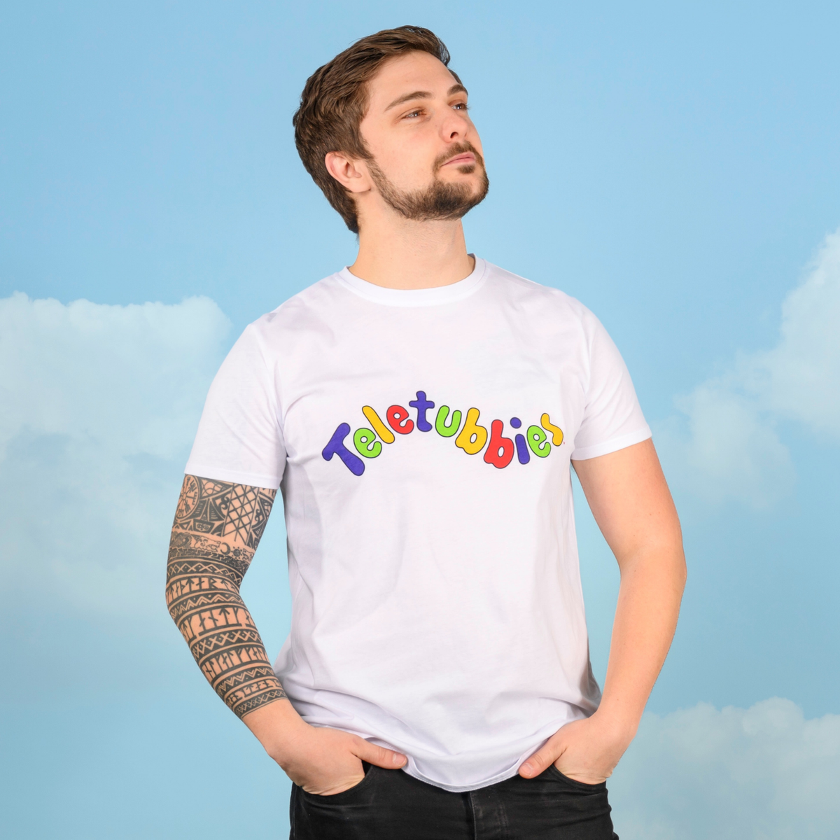 Playera unisex Teletubbies x Cakeworthy