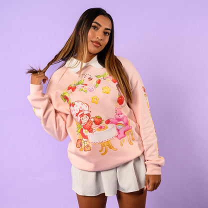 Sudadera Strawberry shortcake y Care bears x Cakeworthy Rosita Fresita Ositos Cariñositos