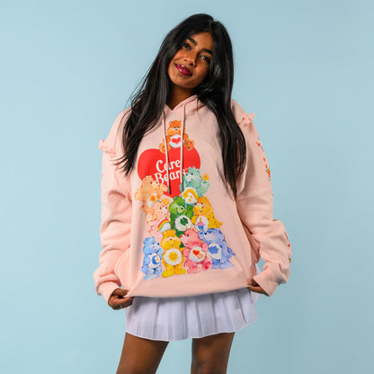 Sudadera Hoodie con volados Care bears x Cakeworthy Ositos Cariñositos