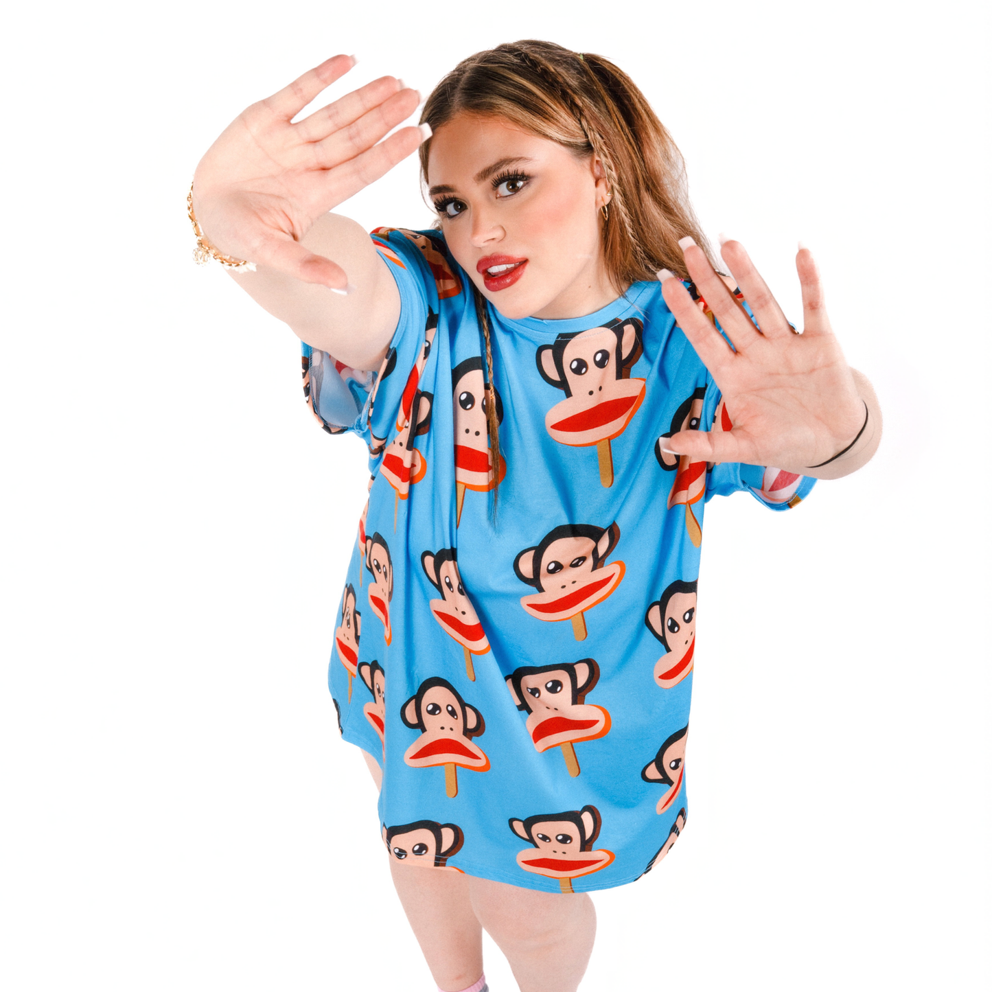 Dress Shirt blusón Vestido Unisex Paul Frank x Cakeworthy