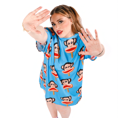 Dress Shirt blusón Vestido Unisex Paul Frank x Cakeworthy