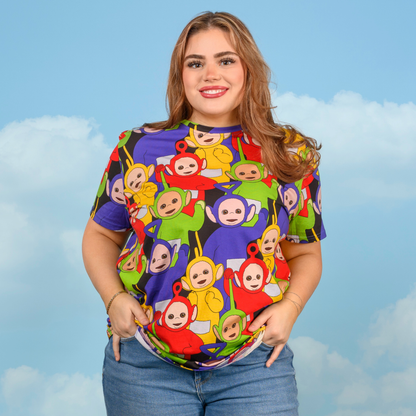 Playera unisex Teletubbies x Cakeworthy