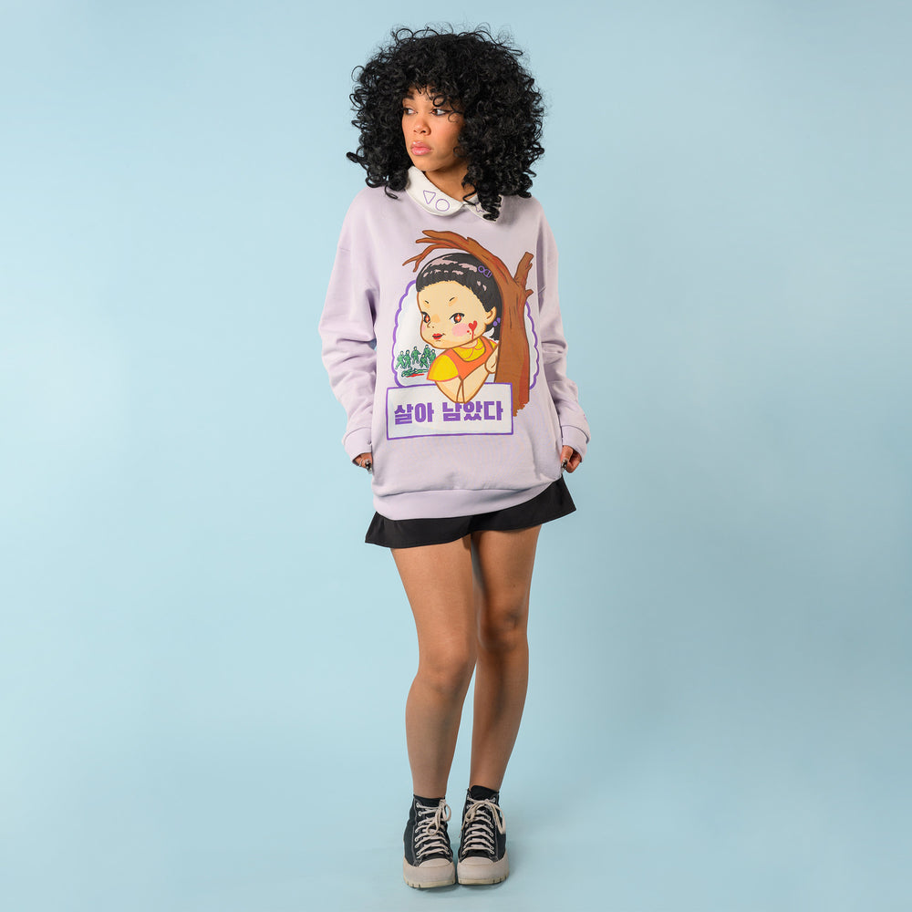 Sudadera Crewneck Squid Game x Cakeworthy Juego del calamar