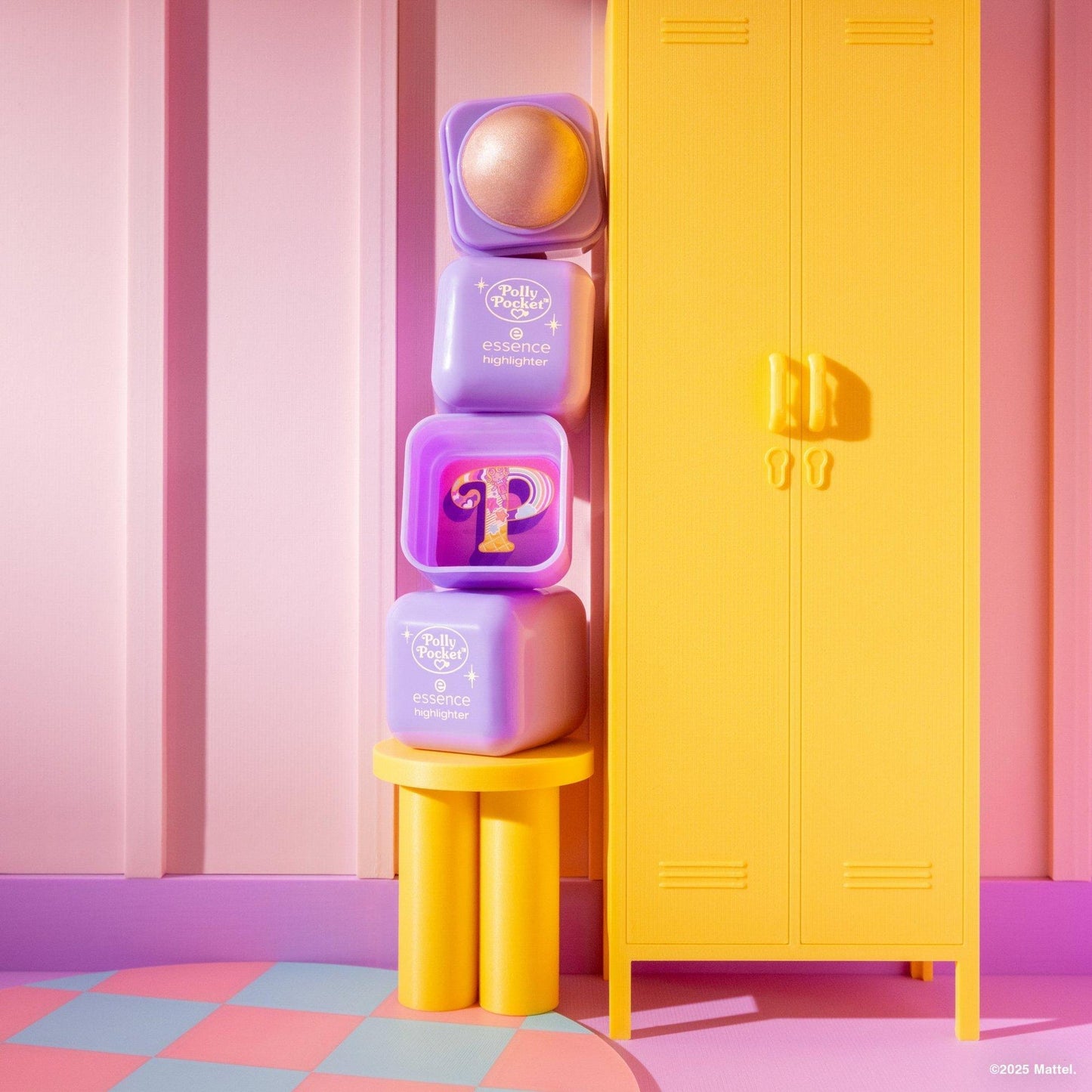 Polly Pocket Essence make up Iluminador highlighter pequeño acentuador para un maquillaje luminoso en crema