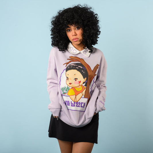 Sudadera Crewneck Squid Game x Cakeworthy Juego del calamar